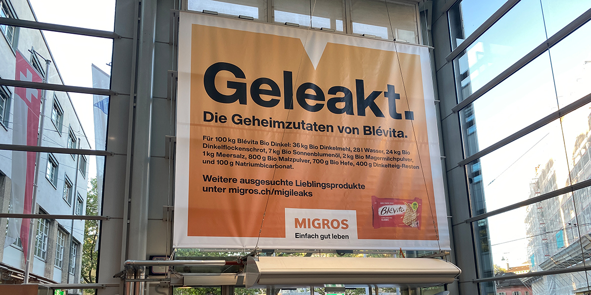 BigPoster - grossflächige Werbung von ComRo Rohner AG